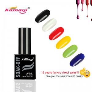 Nhà sản xuất Kamayi Trung Quốc 72 Màu LED Gel tự nhiên Ba Lan Ngâm Gel Màu Nhãn riêng UV UV Gel Gel Ba Lan